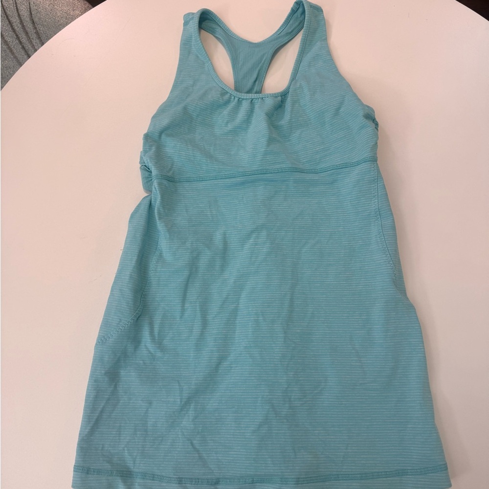 Lululemon Athletica Light Blue Racerback Tank Top